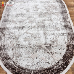 Килим ALMIRA 0055A Beige/D.Brown овал