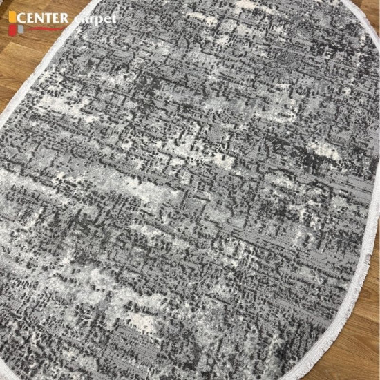 Килим ALMIRA 0074B White/L.Grey овал