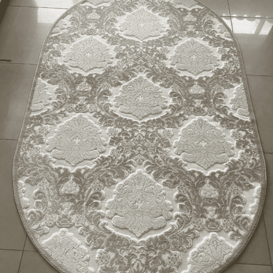 Килим EFES 3006OA Beige/Beige овал