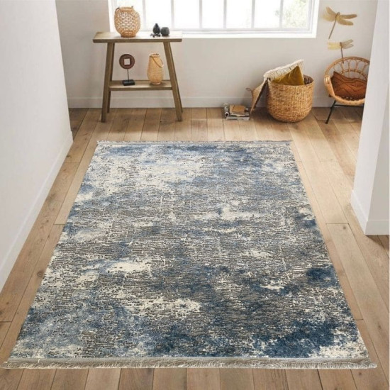 Килим ALMIRA 0030A L.Blue/L.Blue прямокутник