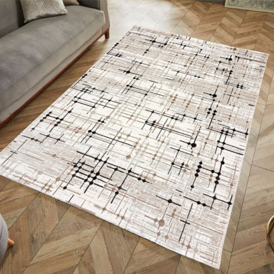 Килим GARDEN 4529A D.BROWN 080x150