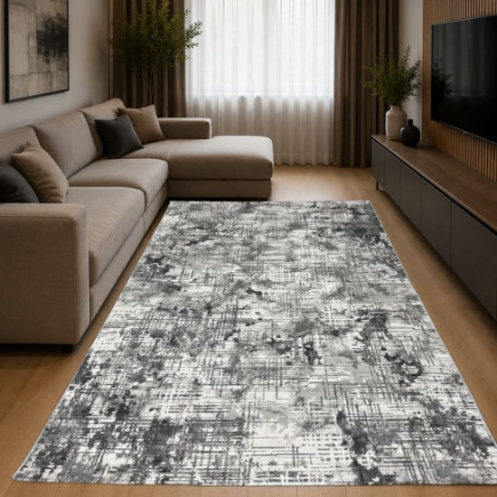 Килим LUNA 9490A D.Grey/D.Grey прямокутник