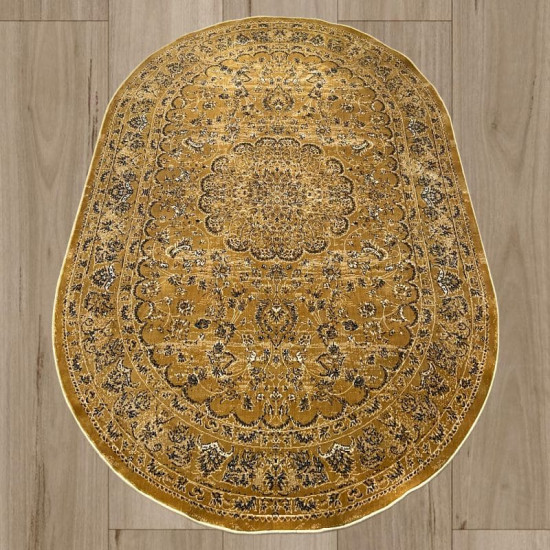 Килим SEHZADE 25058A Yellow/Yellow овал